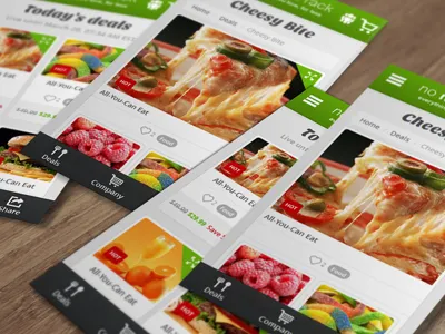 Daily Deals UI adorasoft design mobile app ui ux