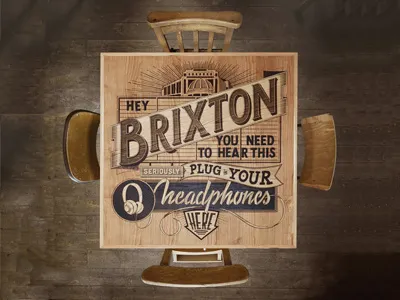 Philips 'You Need To Hear This' design illustration laser laser engraving lettering philips script typography