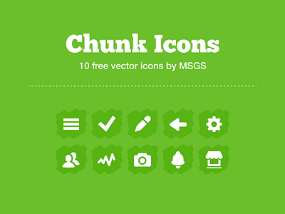 Chunk Icons [freebie] ai free freebie icons vector