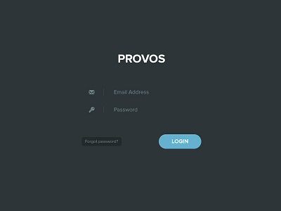 Provos Login email form login password simple