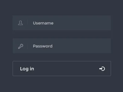 Flat Login Area admin area detail field fieldname flat flat design flat ui login password ui username
