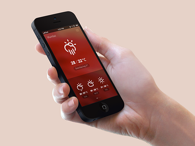 Just Another Weather App app app design iphone app iphone interface mobile mobile ui ui user interface ux ux design weather weather app