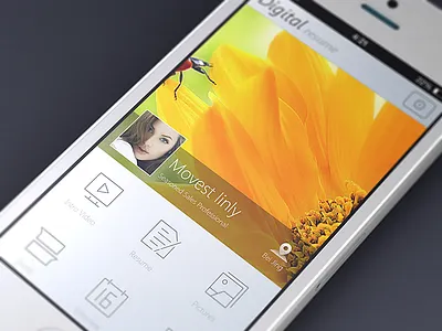Digital Resume app china icon iphone mvben ui