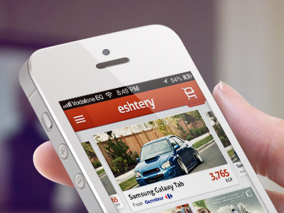 Eshtery app cart eshtery ios iphone mobile store