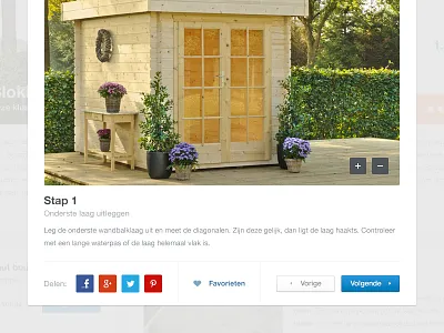 Lightbox instructions lightbox share steps ui web white