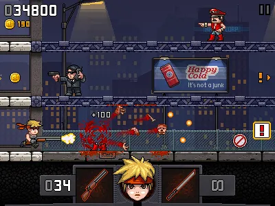 Screenshot (street) game hud interface ios ipad iphone ipod old school pixel art pixelart retro ui