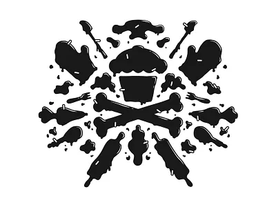 JC Inkblot Tee apparel baking cupcake johnny cupcakes rorschach