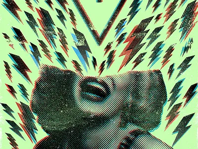 The Devil Wears Prada Tour Poster bolts distress halftone