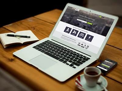 Human Web Design landing page web design website