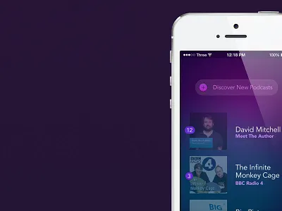 Podcast App app apple gif ios7 iphone list podcast