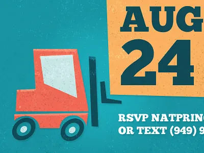 Van Birthday Invite 2 birthday construction crane firetruck invitation invite kid tractor truck typography van