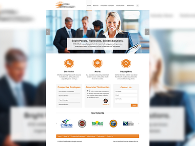 Recent Web Interface Design css3 html5 it company nichetech responsive user interface web web design