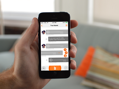 More Options!!!! chatdetail ios7 messaging options sharing simple voxer