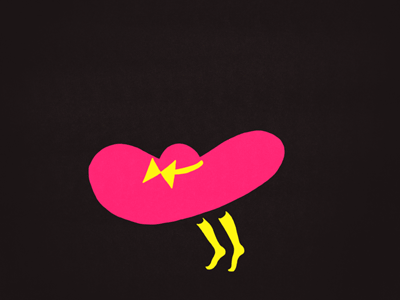 GIF: Jump animated gif animation frame by frame gif hat jump ribbon socks