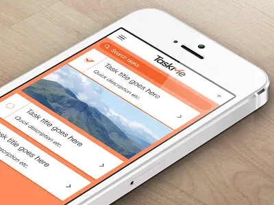 New TaskMe Flat UI app application flat ios iphone mobile task taskme tasks ui