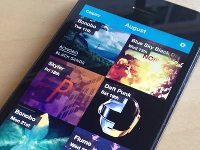 Setlist v2 album art ios iphone music setlist tile