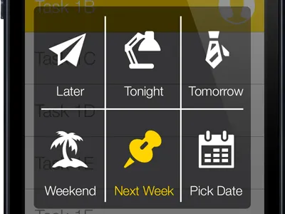 Yoodoo - Delegate Snooze ios ui