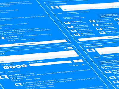Disqus Blueprint avatars blueprint comments disqus icons social vector wireframe