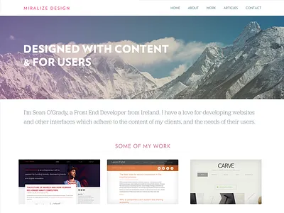 Redesign v3(ish) image portfolio verlag white