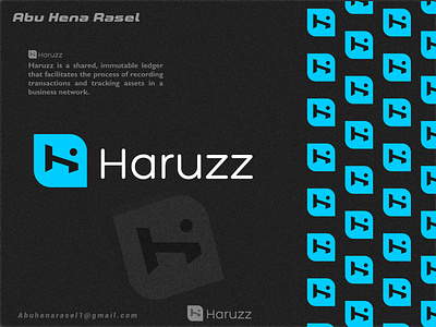 Haruzz Branding Logo Design Identity brand identity brand redesign branding branding design h logo hire for freelancer hire for logo designer logo logo design logodesigner logotype looking logo minimal logo minimalist logo mobile apps modern logo networking redesign software logo symbol