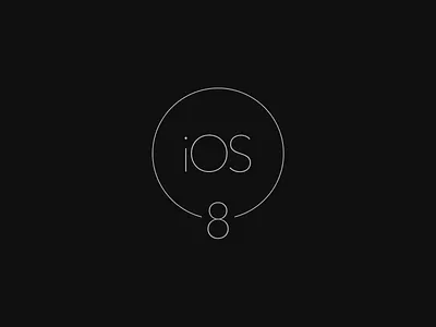 iOS 8 Logo Concept branding ios8 logo