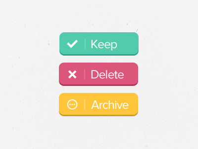 Buttons [FREEBIE] archive buttons delete free freebie keep save