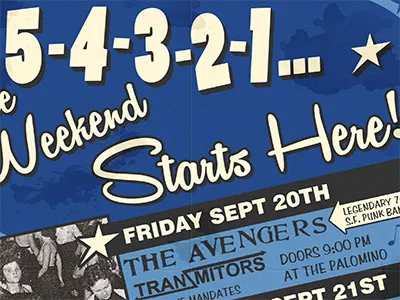 5-4-3-2-1... jaguars mod poster scooter soul vintage