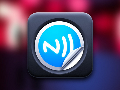 NFC Profiles for SVC - Android app icon android application blue design google graphic icon illustration mobile nfc project tag
