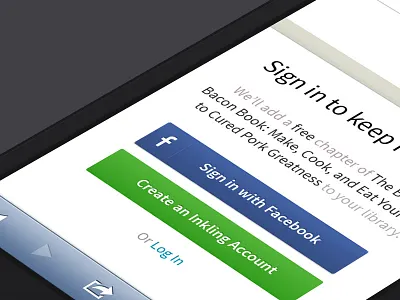 Mobile Sign In facebook inkling mobile read signup