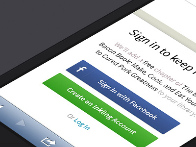 Mobile Sign In facebook inkling mobile read signup