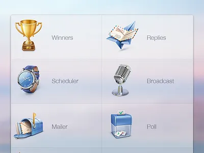 Website icons cuberto icons illustration