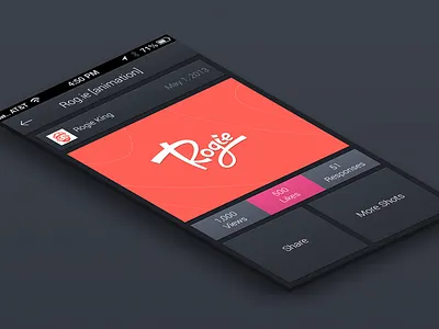 DRBL Shot View app drbl dribbble ios iphone shot