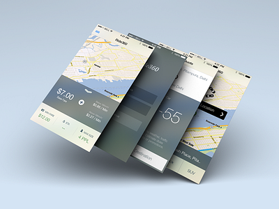 More iOS 7 Goodness app blur design flat ios 7 ios7 iphone iphone 5 mobile popup ui ux