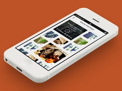 Smithsonian-Home Overlay-Full browse design fontello free throw mobile navigation user interface