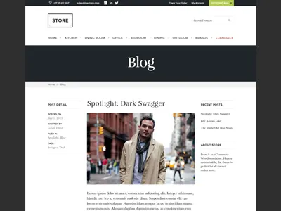 An eCommerce Blog blog ecommerce post store theme wordpress