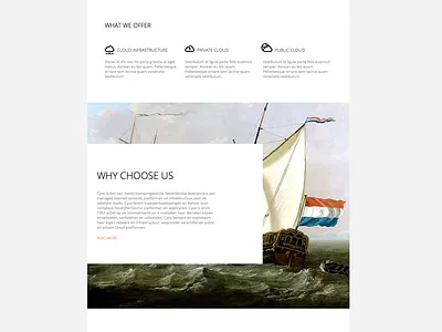 Sneak Peak landing page content design elegant hero land landing page typo ui ux web