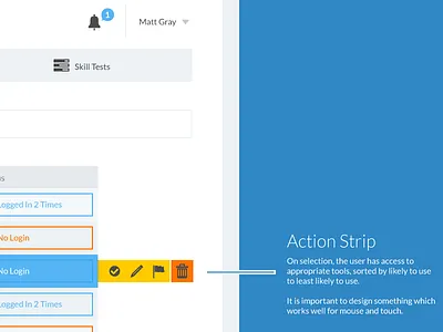 Ssa Wireframe Home Candidates app dashboard html5 schedule skills work