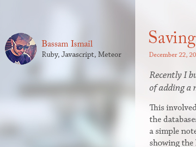 Blog Typesetting blog typography