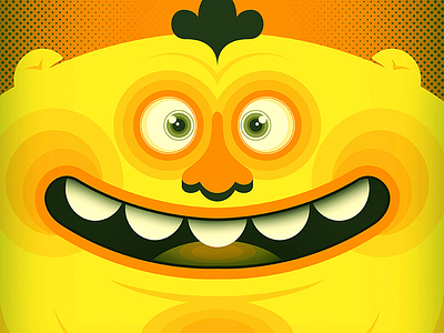 Cousin character cousin dork face happy