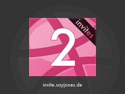 2 Dribbble Invite Giveaway, Part III card giveaway invite prospect sayjones two