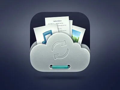 ScyDocs iOS icon app cloud files icon ios ipad iphone sync