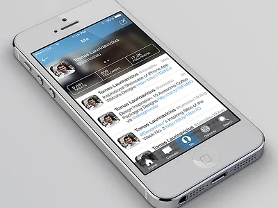 iOS 7 Twitter Concept concept design ios ios 7 twitter ui