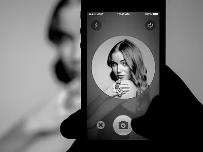 ios 7 camera black camera ios7 photo picture profile snap thumbnail white