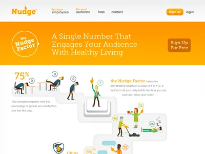 Nudge Website Update & Infographic