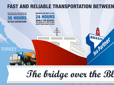 Stand Design for a Shipment Company design graphic design poster stand
