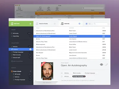 Scida - Flat? app app icon ebook flat house interface kindle library mac osx scida