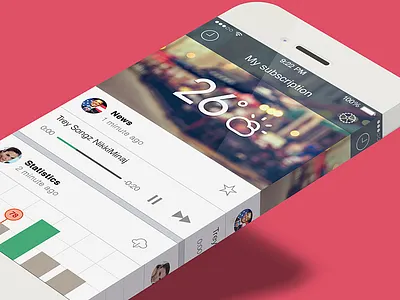 Flat Ui My Collection app flat ios7 iphone ui
