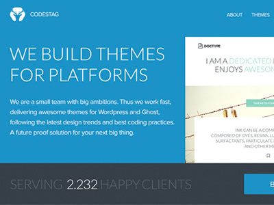 Site redesign flat theme theme shop