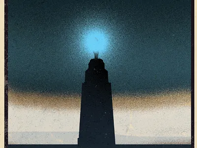 The Rapture Welcome Committee artwork bioshock design gaming grain graphic design lighthouse ocean poster sea texture video games