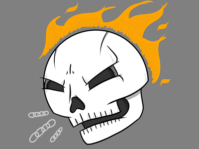 Ghast Raider comic comics drawing ghost rider illustration marvel